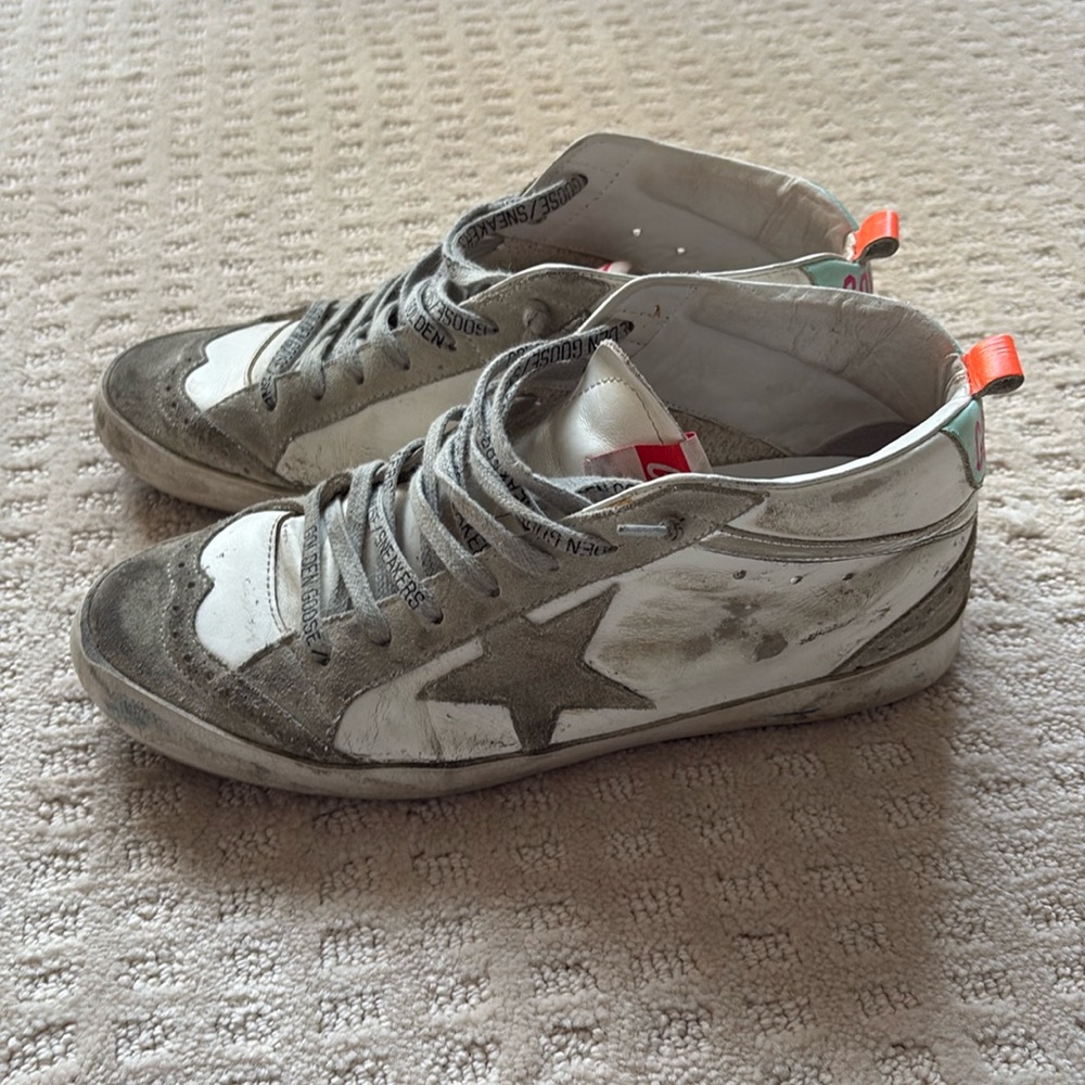 Authentic Golden Goose Mid Star Sneakers